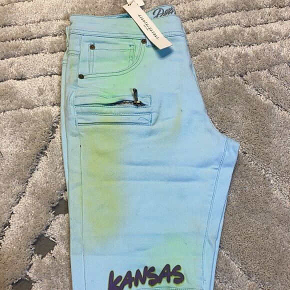 8 DSTRKT x STALL&DEAN - Jeans with Patches - Picture 6 of 8